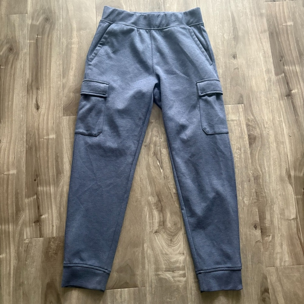 ZeroXposur Mens Navy High‎ Rise Elastic Waist Outdoor Cargo Jogger Pant Size S